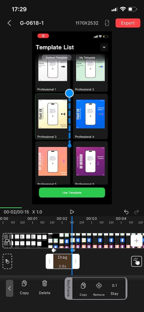 Gesture trail preview 3